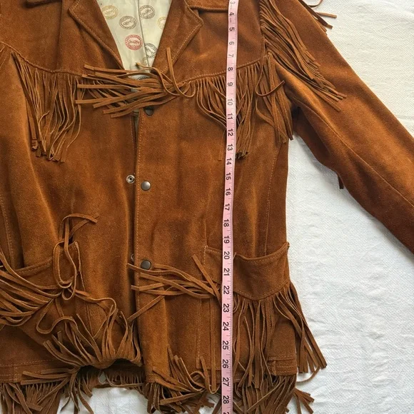 Jo•o•Kay Vintage Fringe Leather Jacket - Picture 8 of 16